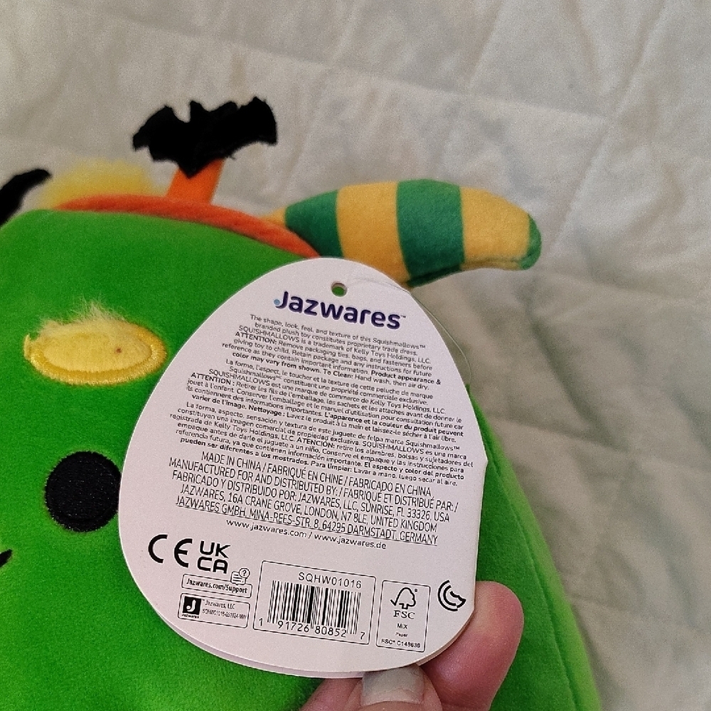 Green Monster Plush Toy - Picture 4 of 10